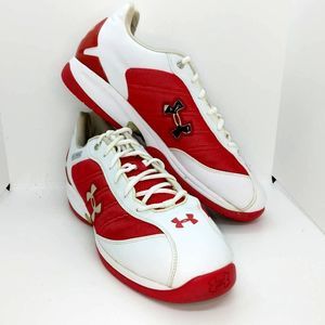 Men's Pre-owned "Under Armour Metal" Red & White Sneakers - sz. 11